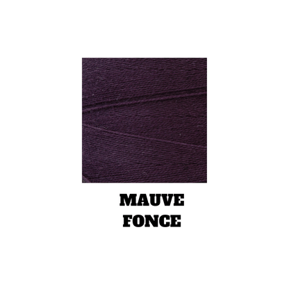 MAURICE BRASSARD 8 2 COTTON MAUVE FONCE